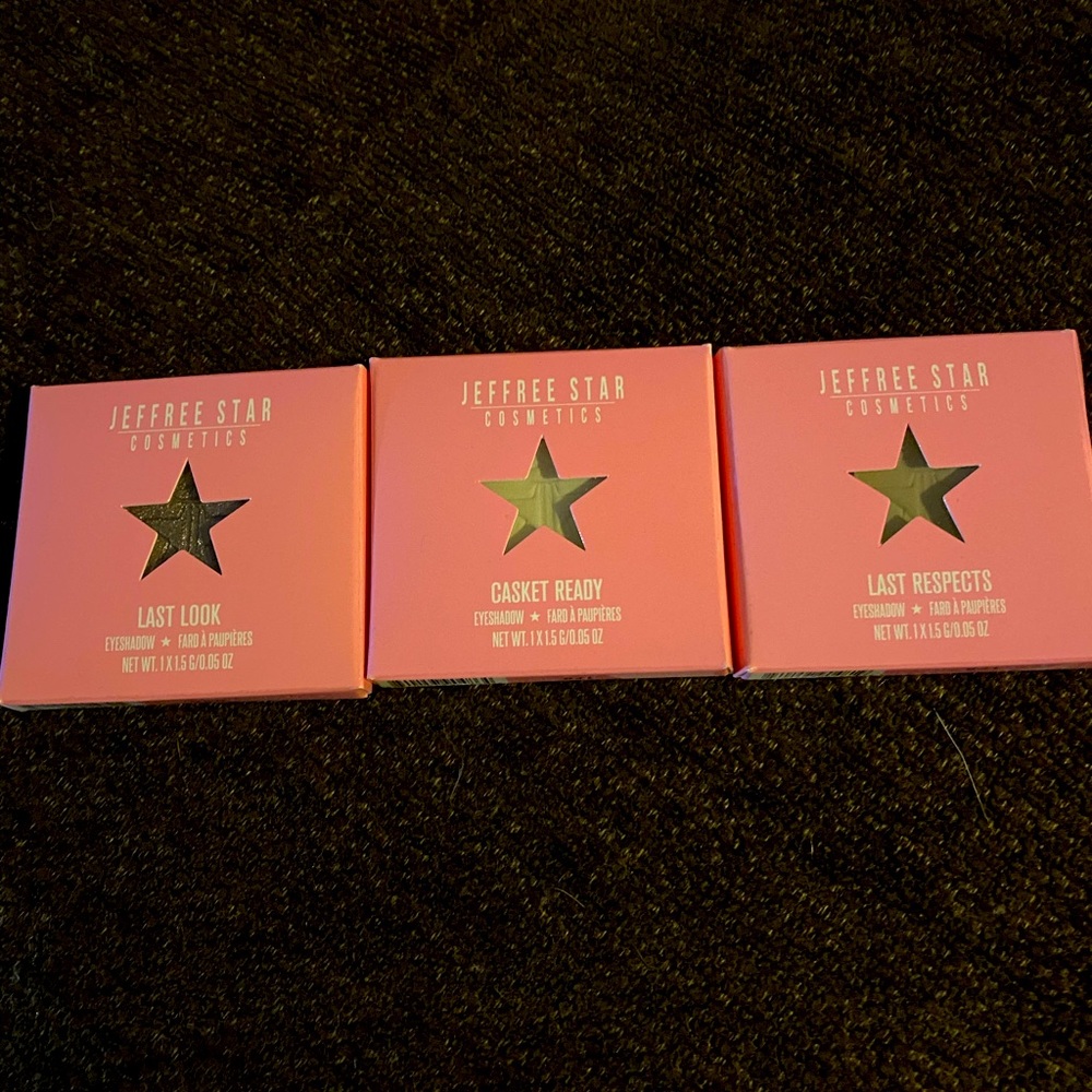 Brand new Jeffree Star Singles with Empty palette